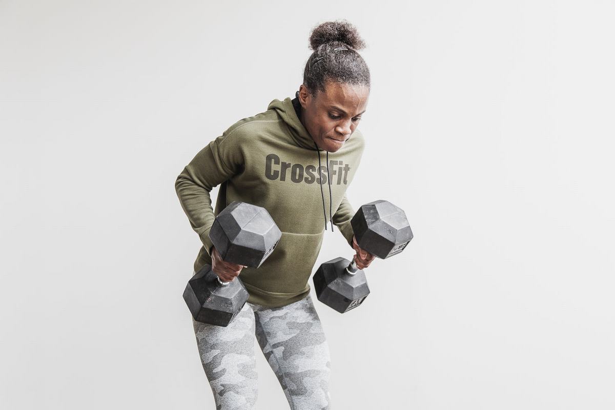 Nobull Crossfit® Women's Hoodie Green | Australia (CM4731)